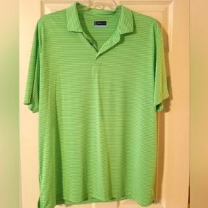 Mens XXL green PGA tour polo shirt